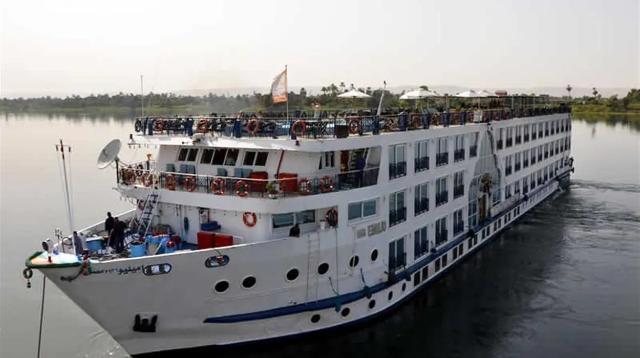 Exterior view of the MS Emilio Nile Cruise Nile cruise ship
